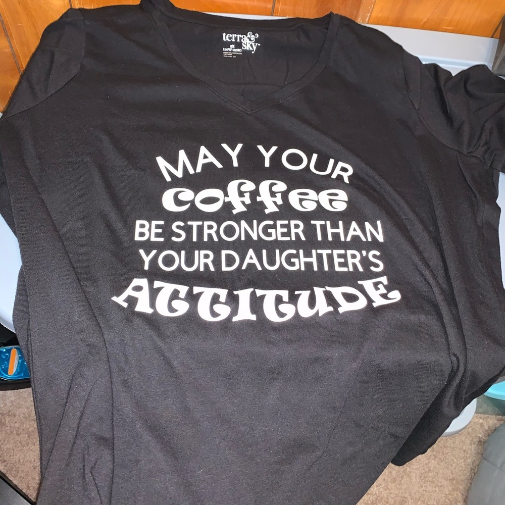 Cute tee! I can do vnecks or scoop neck shirts!